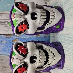 Monster Jam Grave Digger Truck Plastic Mug Stien Grim Reaper X 2